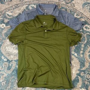 Men's Green and Gray Polo Shirts